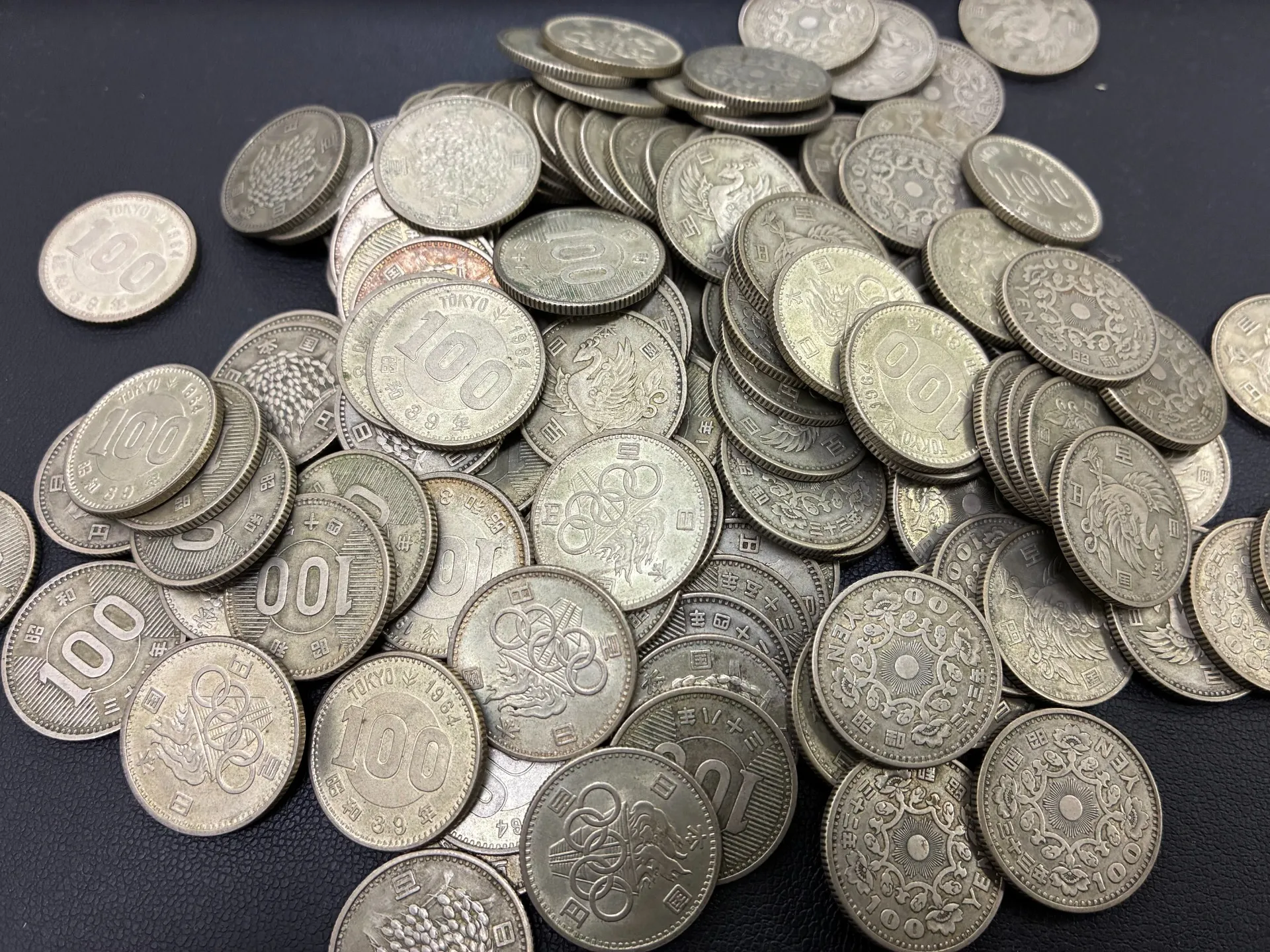 【入間市 東町】大量の100円銀貨（鳳凰・稲・東京オリンピック）を出張買取！古銭・記念硬貨高価買取中
